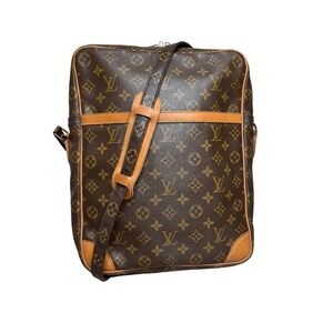 Louis Vuitton Vintage Monogram Canvas Danube‎ Large Crossbody Handbag w/COA